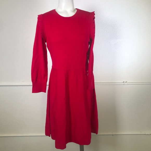 Eliza J. Fit & Flare Sweater Dress - Picture 1 of 8